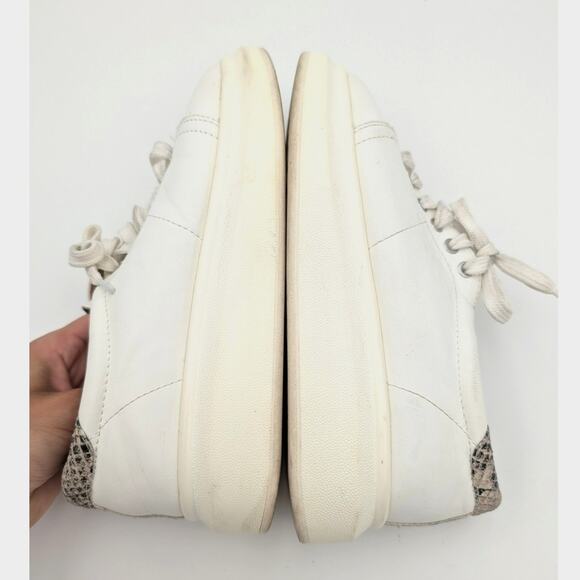 Linea Paolo Kelsey Platform Sneaker Women’s White Snakeskin Size US8.5M EU39 - Picture 7 of 11